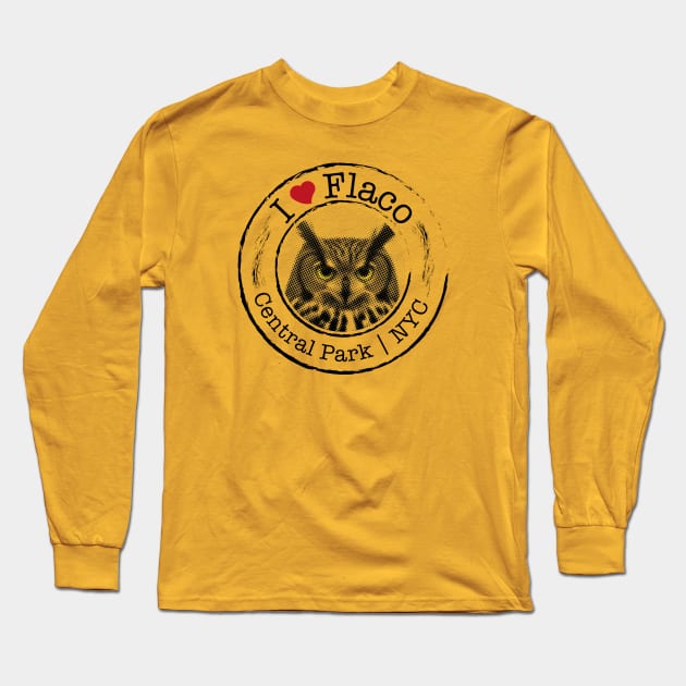 I love Flaco the Owl Long Sleeve T-Shirt by WickedAngel